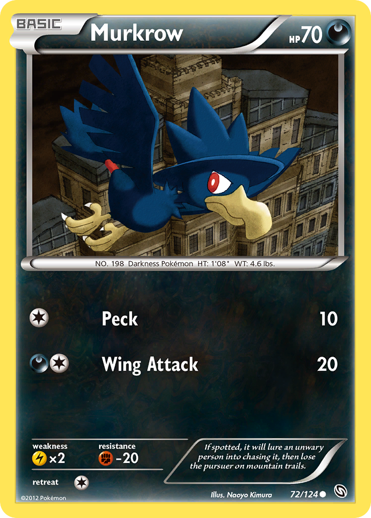 Murkrow (72/124) [Black & White: Dragons Exalted] | Card Citadel