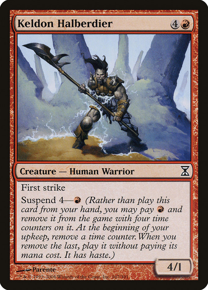 Keldon Halberdier [Time Spiral] | Card Citadel