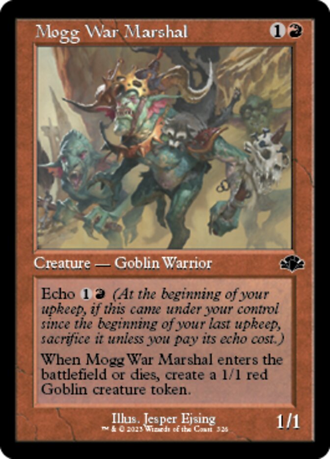 Mogg War Marshal (Retro) [Dominaria Remastered] | Card Citadel