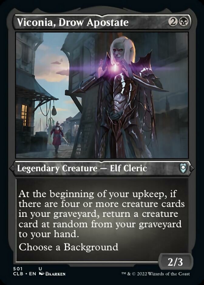 Viconia, Drow Apostate (Foil Etched) [Commander Legends: Battle for Baldur's Gate] | Card Citadel