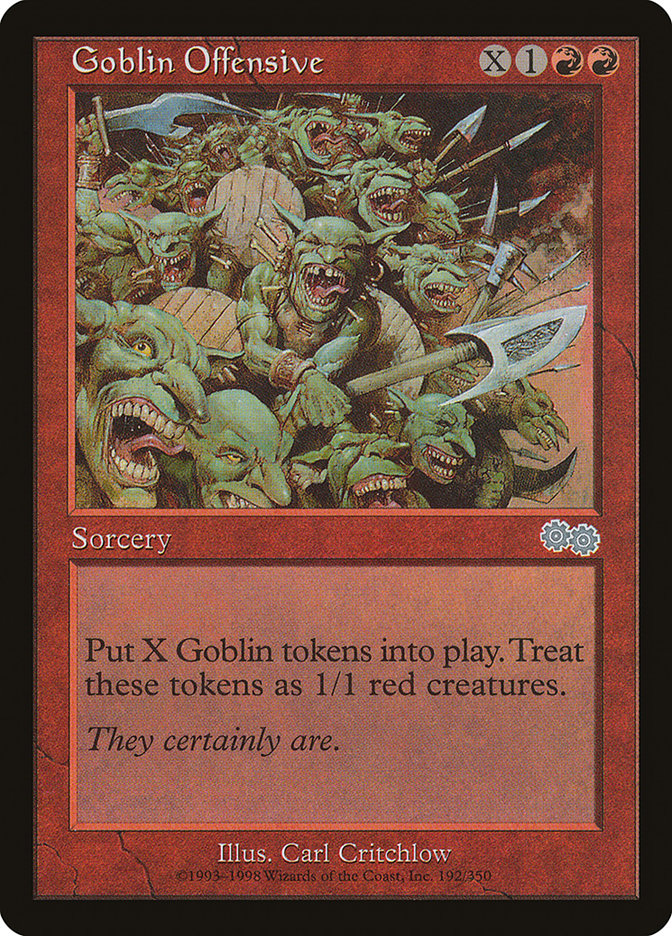 Goblin Offensive [Urza's Saga] | Card Citadel