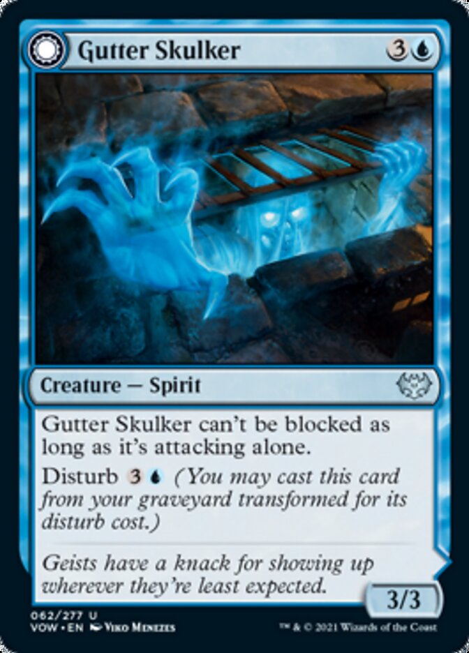 Gutter Skulker // Gutter Shortcut [Innistrad: Crimson Vow] | Card Citadel