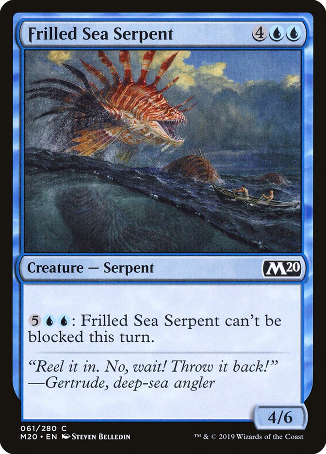 Frilled Sea Serpent [Core Set 2020] | Card Citadel