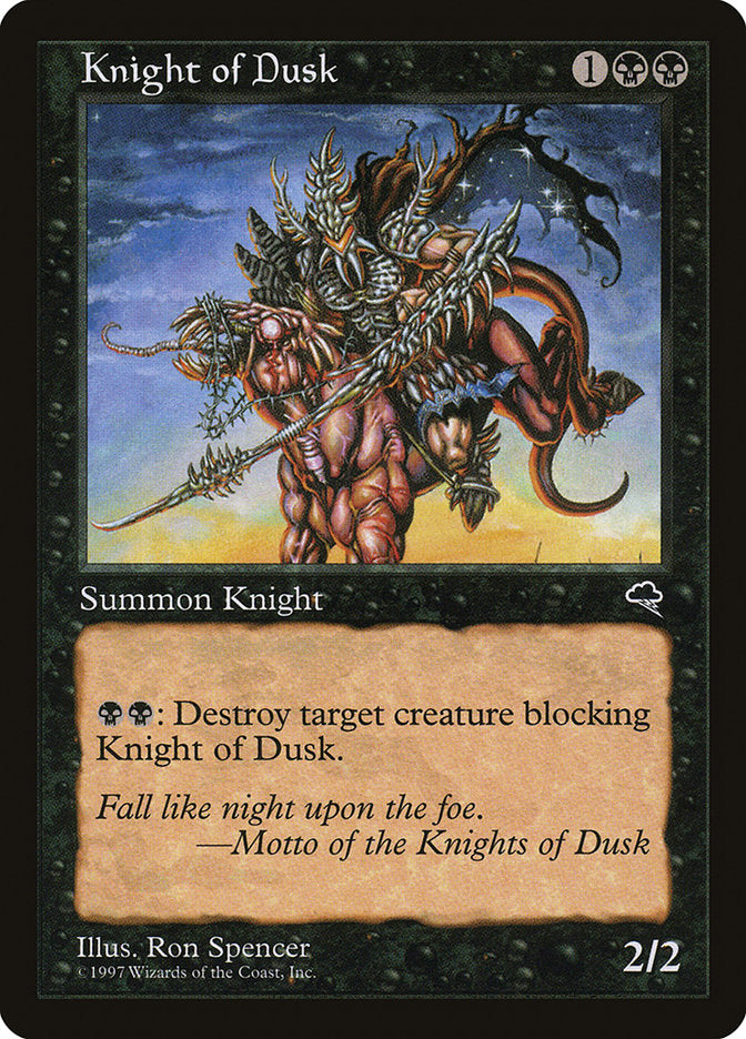 Knight of Dusk [Tempest] | Card Citadel