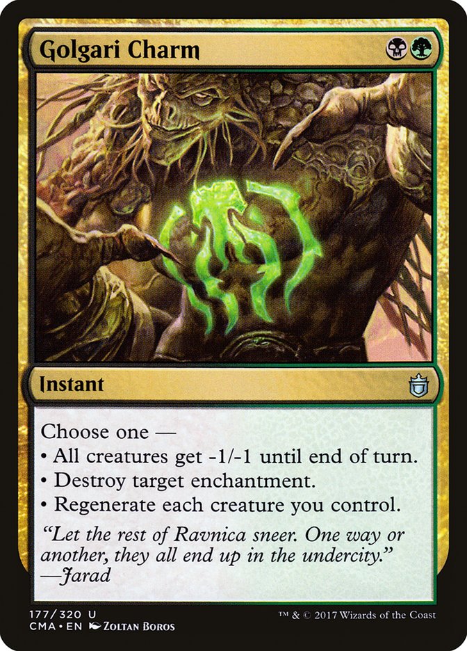 Golgari Charm [Commander Anthology] | Card Citadel