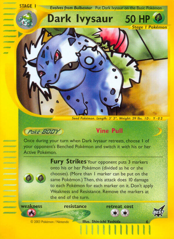 Dark Ivysaur (6) [Best of Promos] | Card Citadel