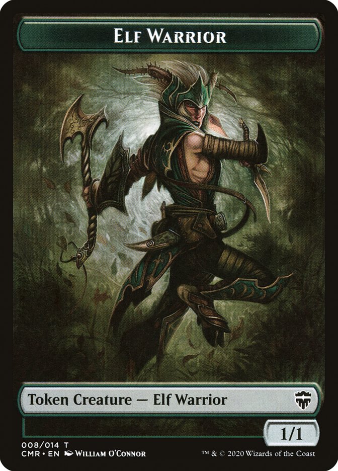 Elf Warrior Token [Commander Legends Tokens] | Card Citadel