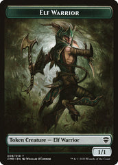 Elf Warrior // The Monarch Token [Commander Legends Tokens] | Card Citadel