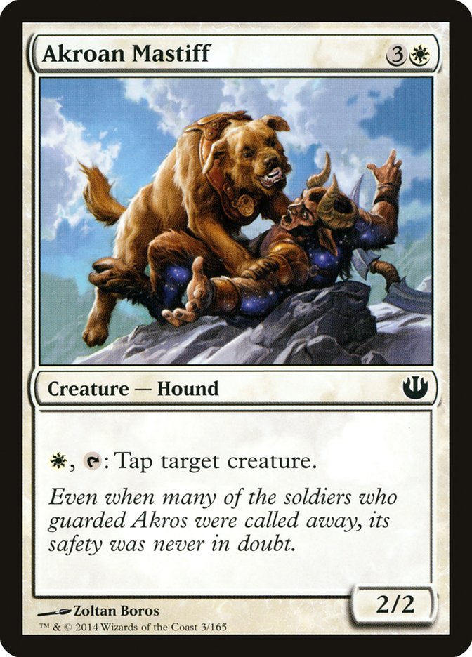 Akroan Mastiff [Journey into Nyx] | Card Citadel