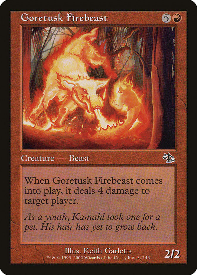 Goretusk Firebeast [Judgment] | Card Citadel