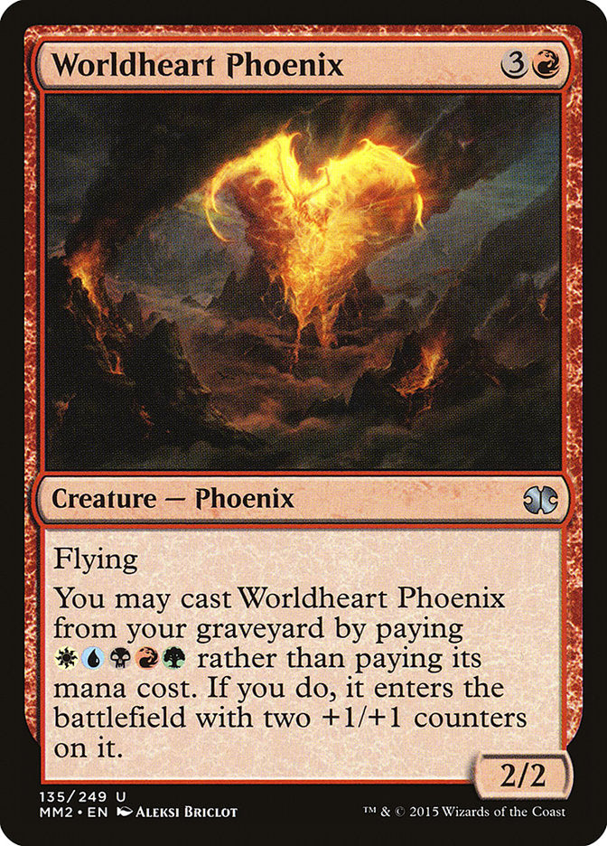 Worldheart Phoenix [Modern Masters 2015] | Card Citadel