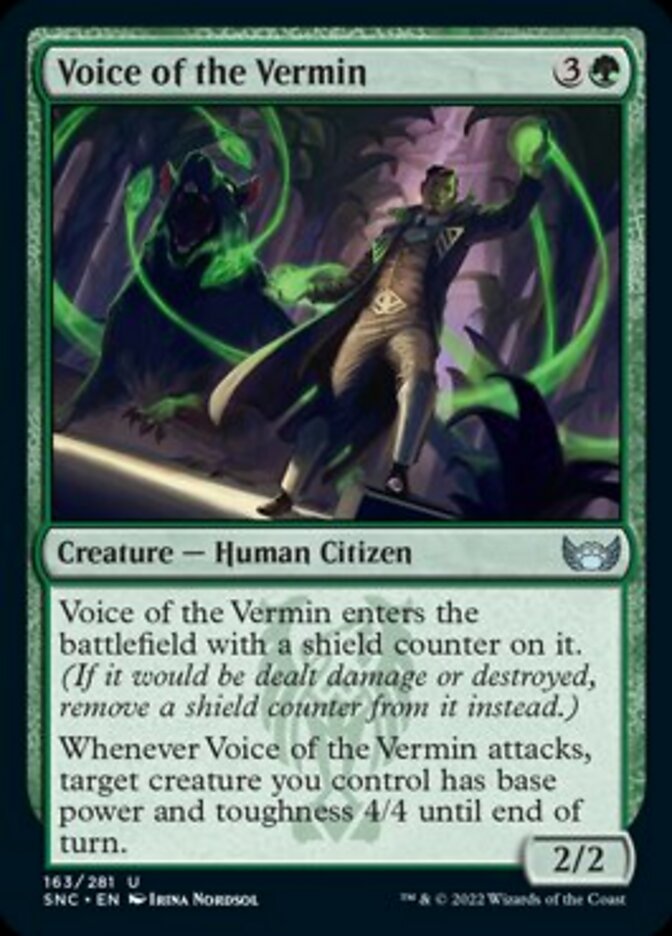 Voice of the Vermin [Streets of New Capenna] | Card Citadel