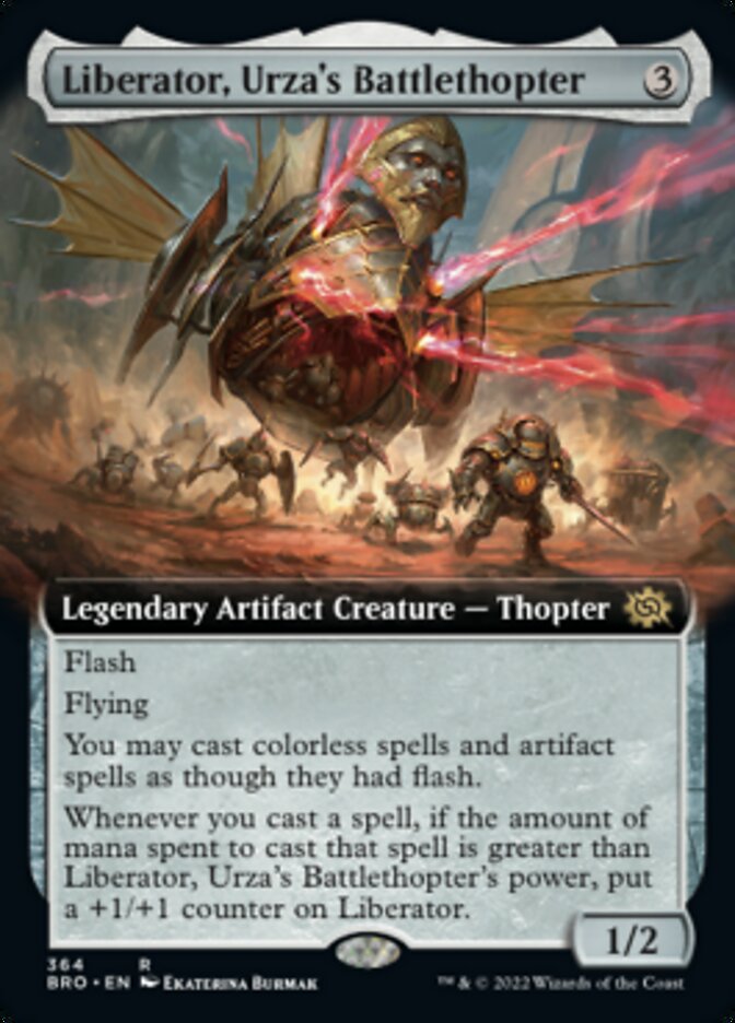Liberator, Urza's Battlethopter (Extended Art) [The Brothers' War] | Card Citadel