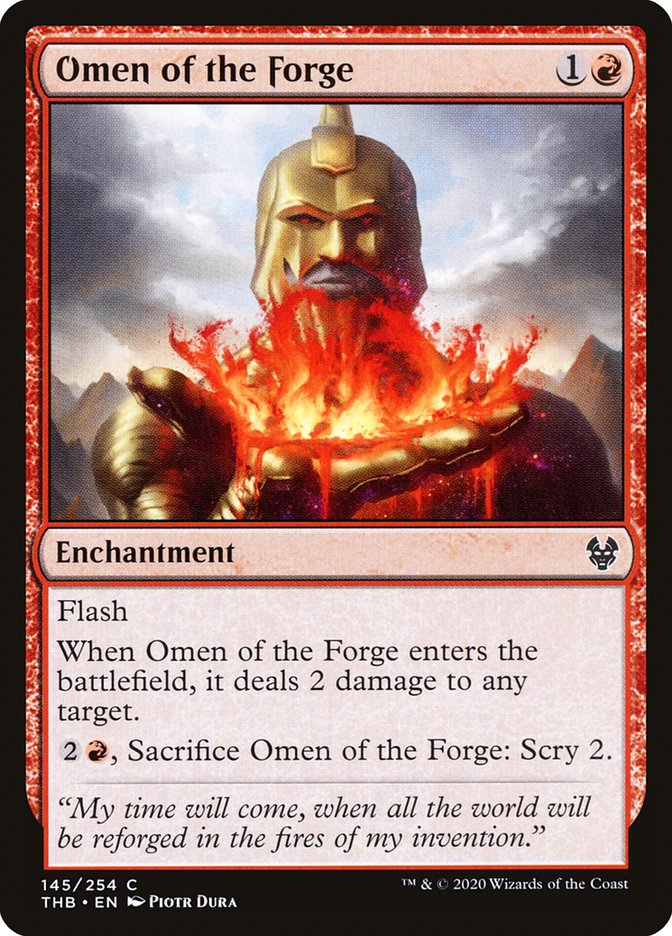 Omen of the Forge [Theros Beyond Death] | Card Citadel