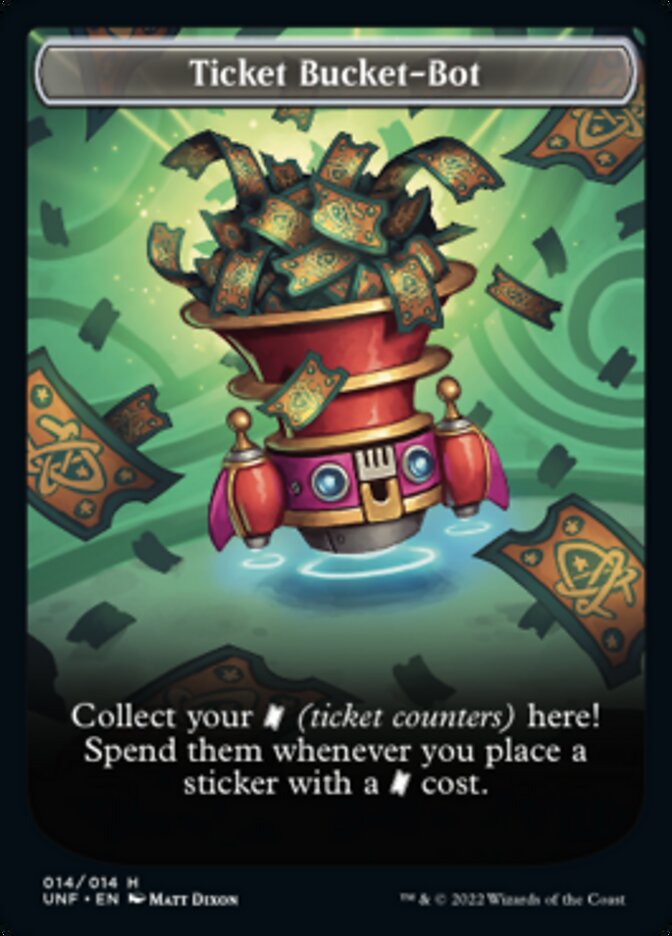 Ticket Bucket-Bot Token [Unfinity Tokens] | Card Citadel