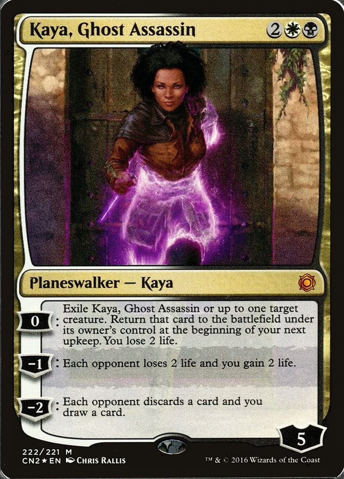 Kaya, Ghost Assassin (222/221) [Conspiracy: Take the Crown] | Card Citadel