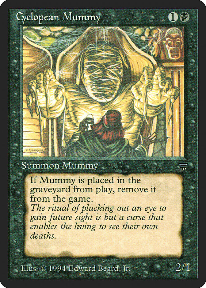 Cyclopean Mummy [Legends] | Card Citadel