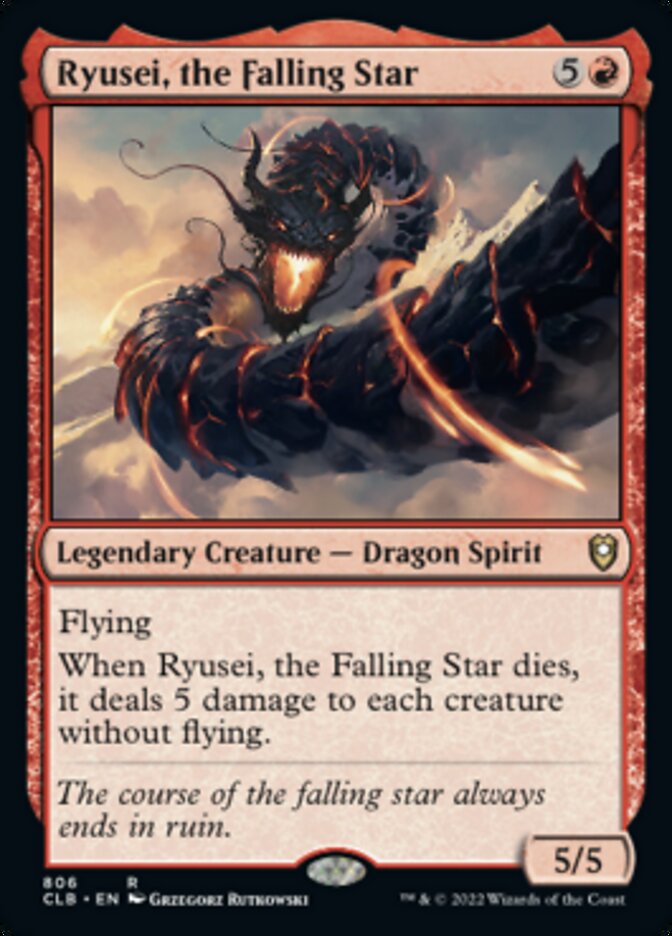 Ryusei, the Falling Star [Commander Legends: Battle for Baldur's Gate] | Card Citadel