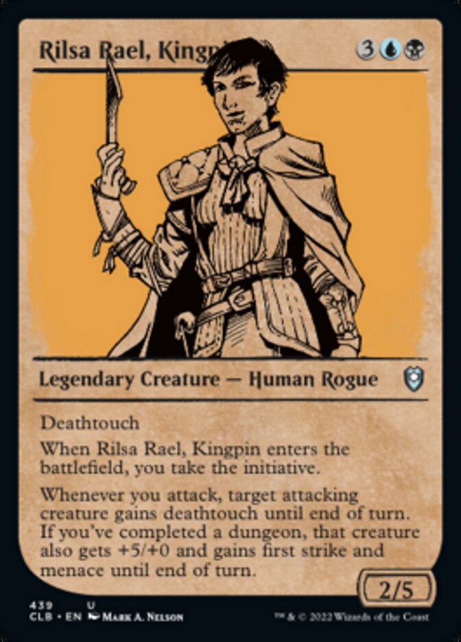 Rilsa Rael, Kingpin (Showcase) [Commander Legends: Battle for Baldur's Gate] | Card Citadel