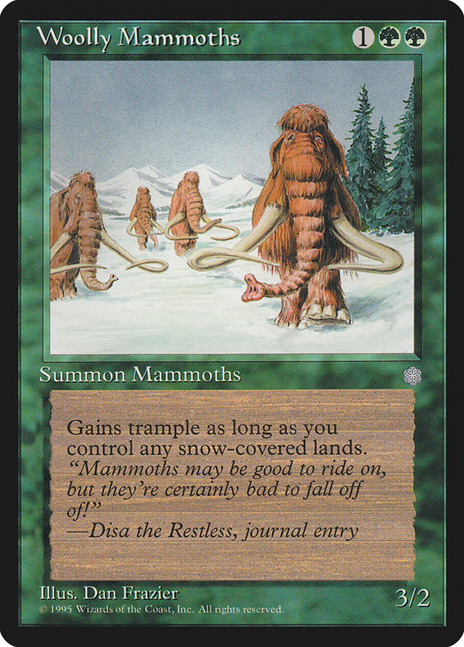 Woolly Mammoths [Ice Age] | Card Citadel