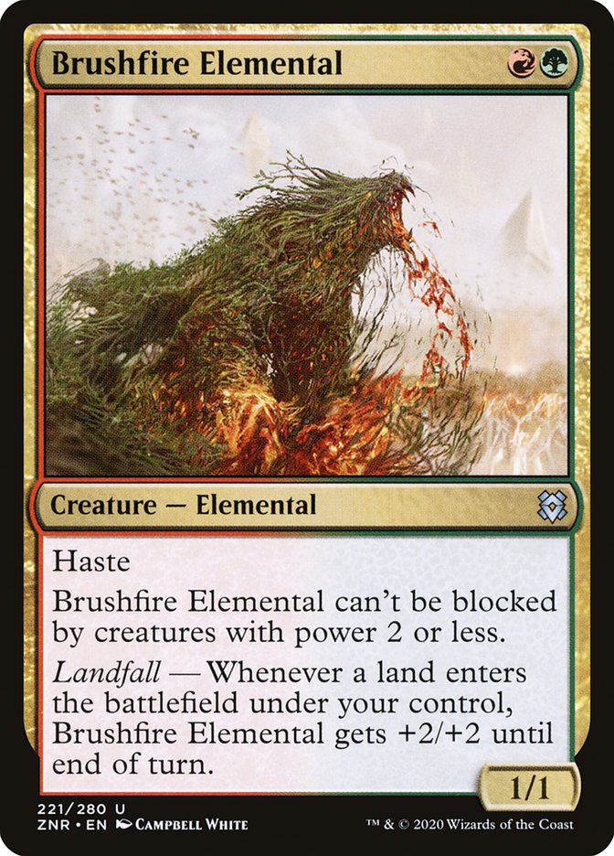 Brushfire Elemental [Zendikar Rising] | Card Citadel