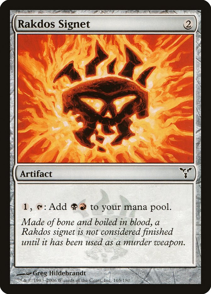 Rakdos Signet [Dissension] | Card Citadel