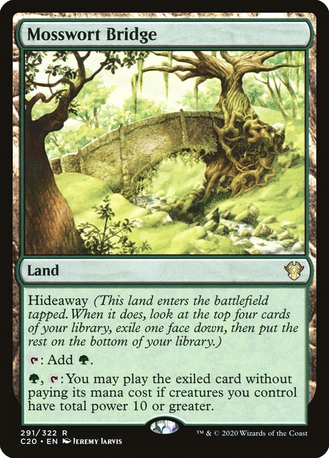 Mosswort Bridge [Commander 2020] | Card Citadel