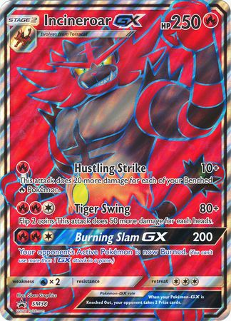 Incineroar GX (SM38) (Jumbo Card) [Sun & Moon: Black Star Promos] | Card Citadel