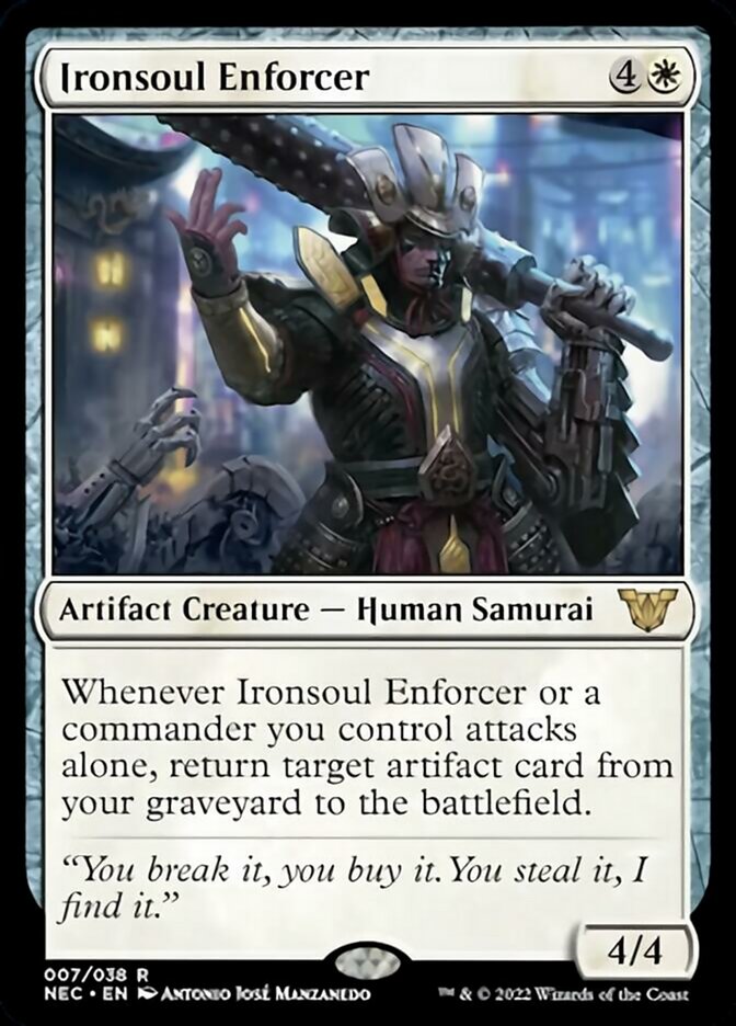 Ironsoul Enforcer [Kamigawa: Neon Dynasty Commander] | Card Citadel