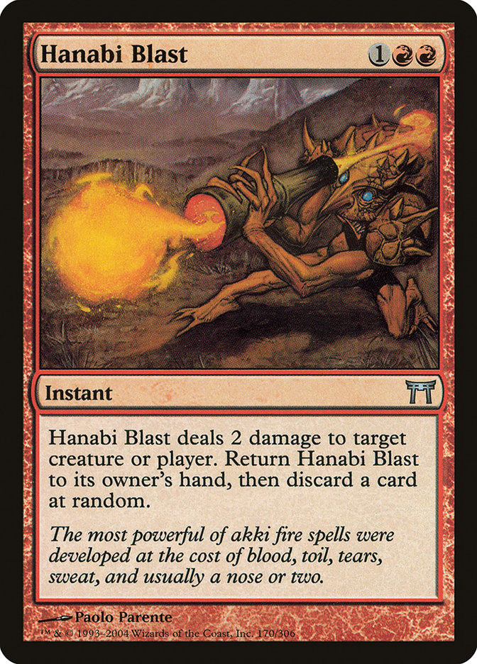 Hanabi Blast [Champions of Kamigawa] | Card Citadel