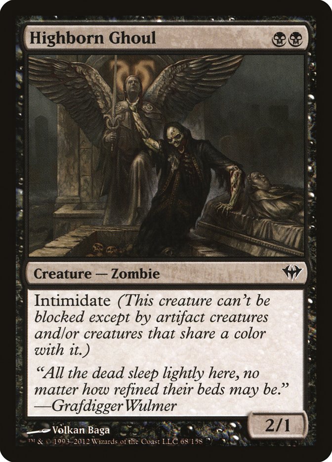 Highborn Ghoul [Dark Ascension] | Card Citadel