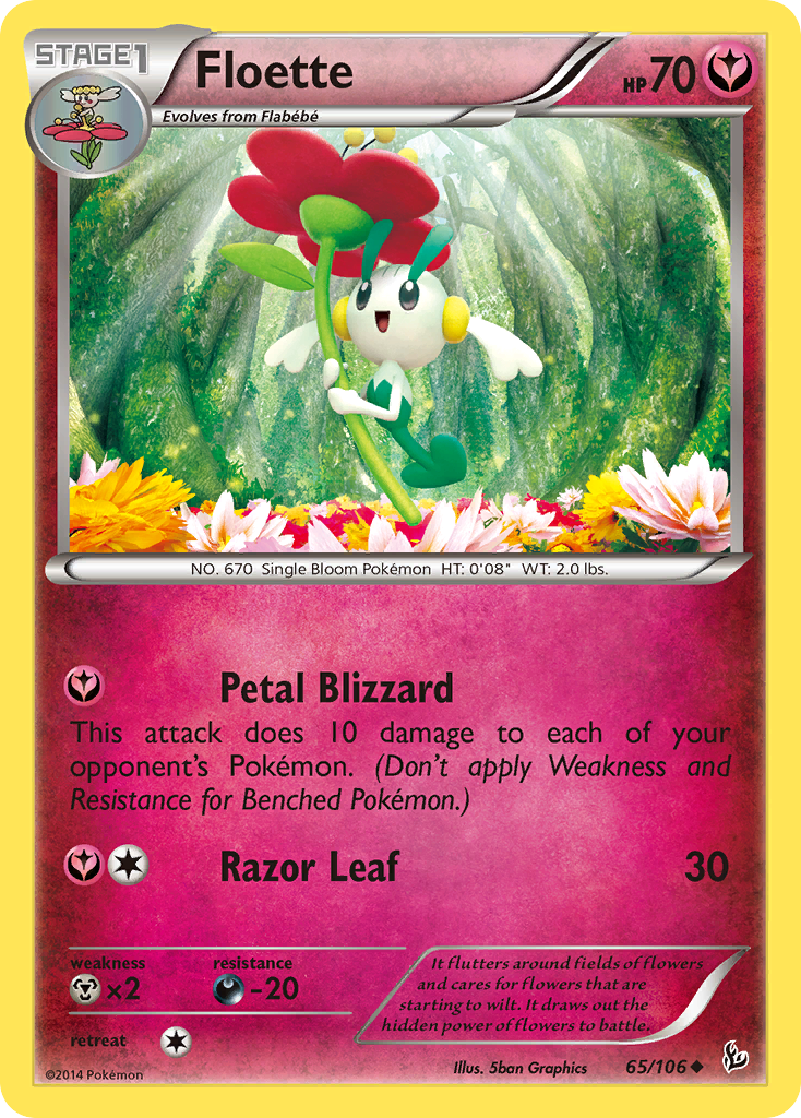 Floette (65/106) [XY: Flashfire] | Card Citadel