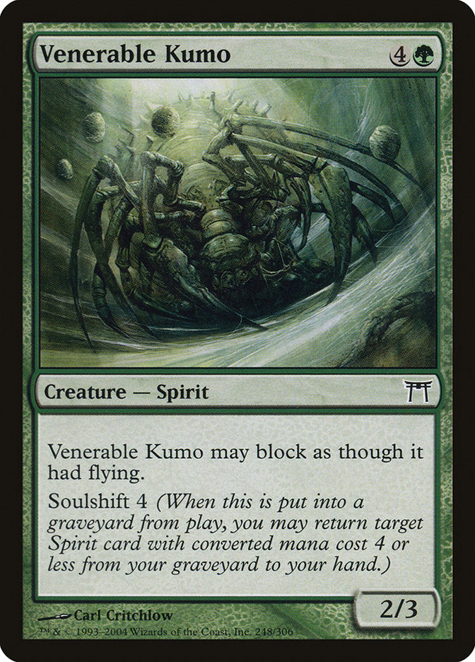 Venerable Kumo [Champions of Kamigawa] | Card Citadel