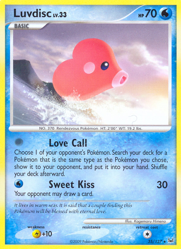 Luvdisc (35/127) [Platinum: Base Set] | Card Citadel