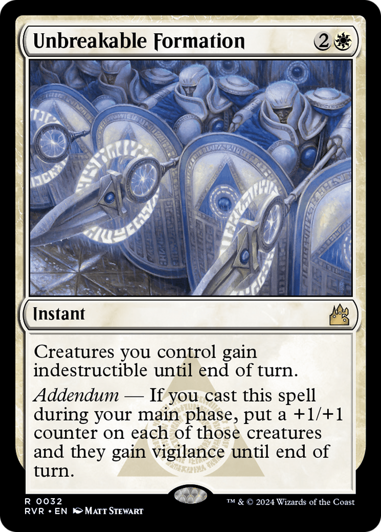 Unbreakable Formation [Ravnica Remastered] | Card Citadel