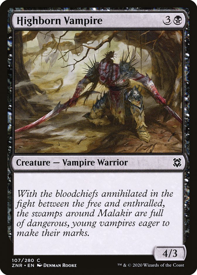 Highborn Vampire [Zendikar Rising] | Card Citadel