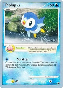 Piplup LV.8 (72/100) (Empotech - Dylan Lefavour) [World Championships 2008] | Card Citadel