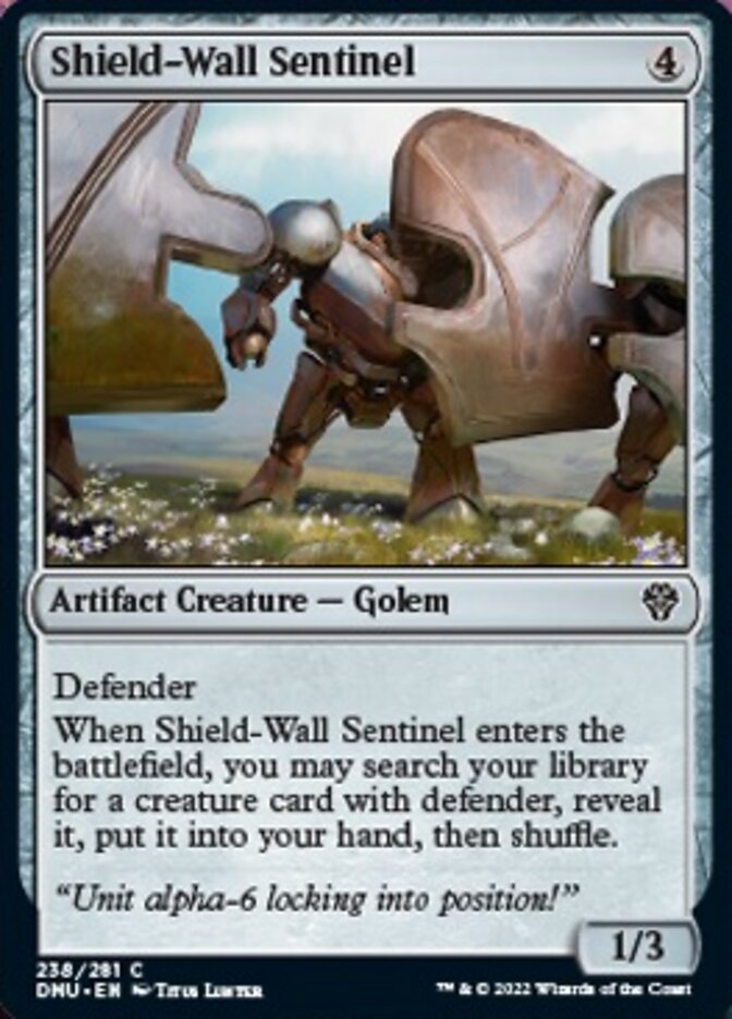 Shield-Wall Sentinel [Dominaria United] | Card Citadel