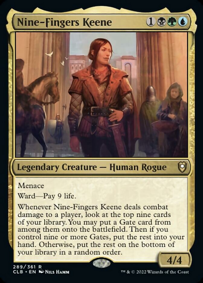 Nine-Fingers Keene [Commander Legends: Battle for Baldur's Gate] | Card Citadel