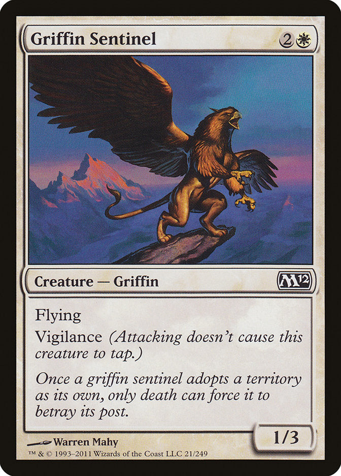 Griffin Sentinel [Magic 2012] | Card Citadel