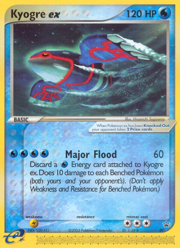 Kyogre ex (001) [Nintendo: Black Star Promos] | Card Citadel