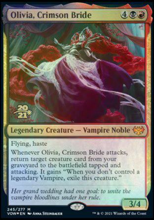 Olivia, Crimson Bride [Innistrad: Crimson Vow Prerelease Promos] | Card Citadel