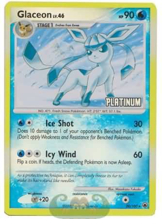 Glaceon (20/100) [Burger King Promos: 2009 Collection] | Card Citadel