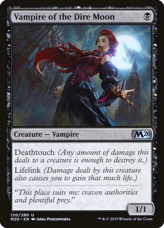 Vampire of the Dire Moon [Core Set 2020] | Card Citadel