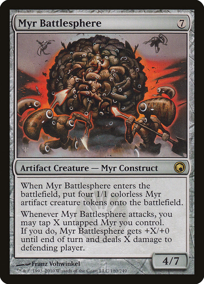 Myr Battlesphere [Scars of Mirrodin] | Card Citadel