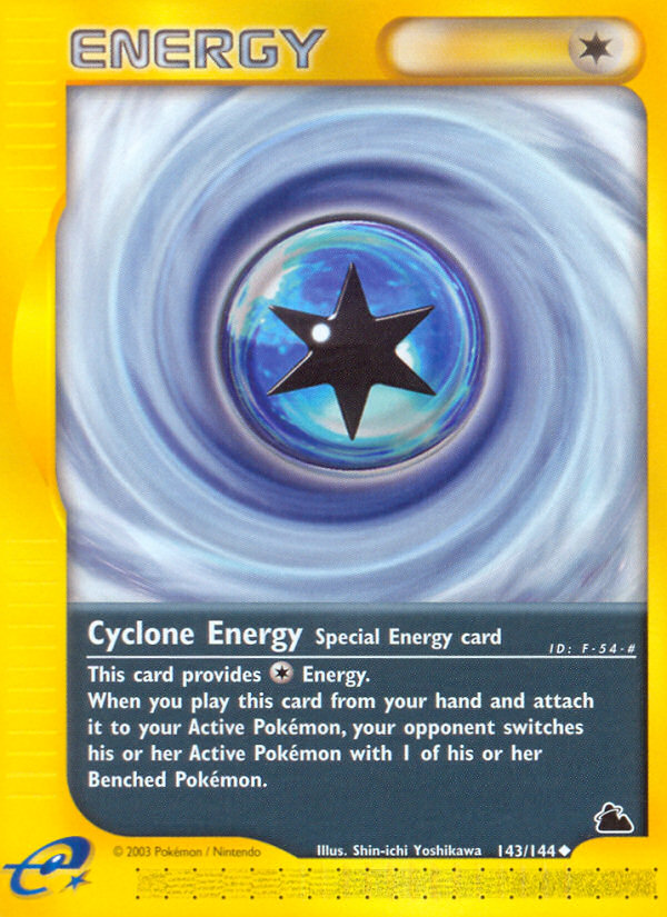 Cyclone Energy (143/144) [Skyridge] | Card Citadel