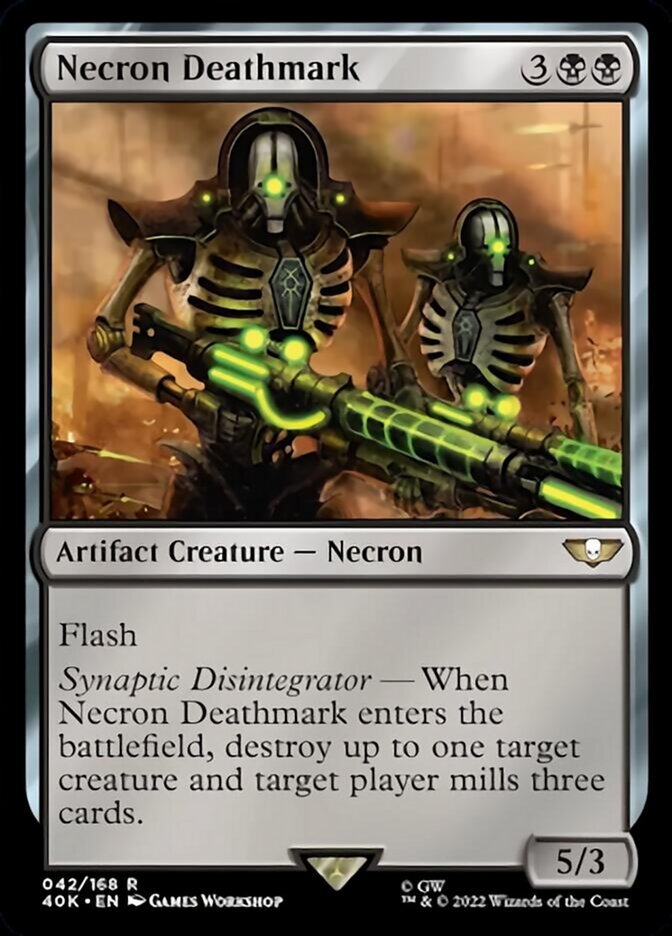 Necron Deathmark (Surge Foil) [Universes Beyond: Warhammer 40,000] | Card Citadel