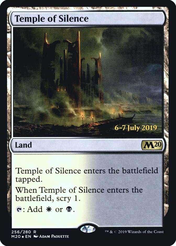 Temple of Silence  [Core Set 2020 Prerelease Promos] | Card Citadel