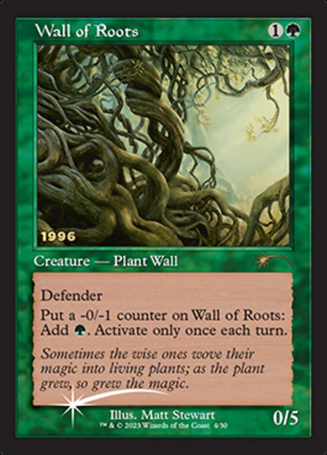 Wall of Roots [30th Anniversary Promos] | Card Citadel