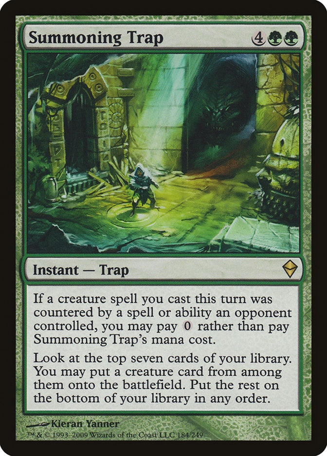 Summoning Trap [Zendikar] | Card Citadel
